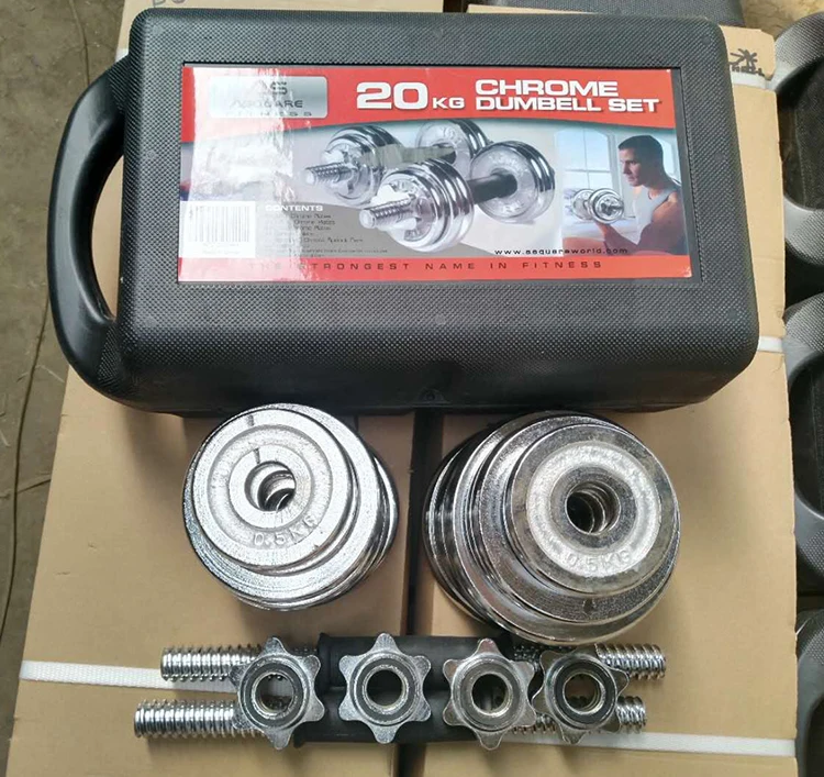 factory price   adjustable dumbbell set with case adjustable weights