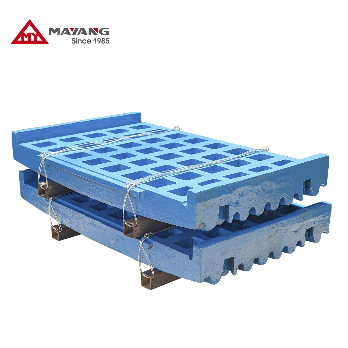mobile jaw and fixed jaw liner jaw plate