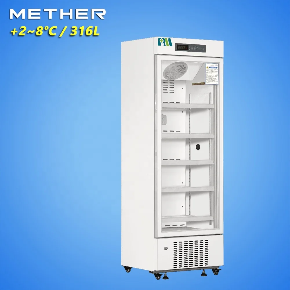 PM 316L Vaccine refrigerator medicine fridge MPC-5V316 +2~8C Promed Mether