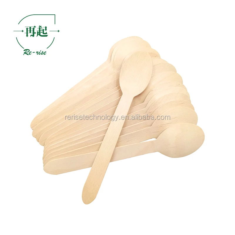 
China wood factory bulk production small package wood cutlery 