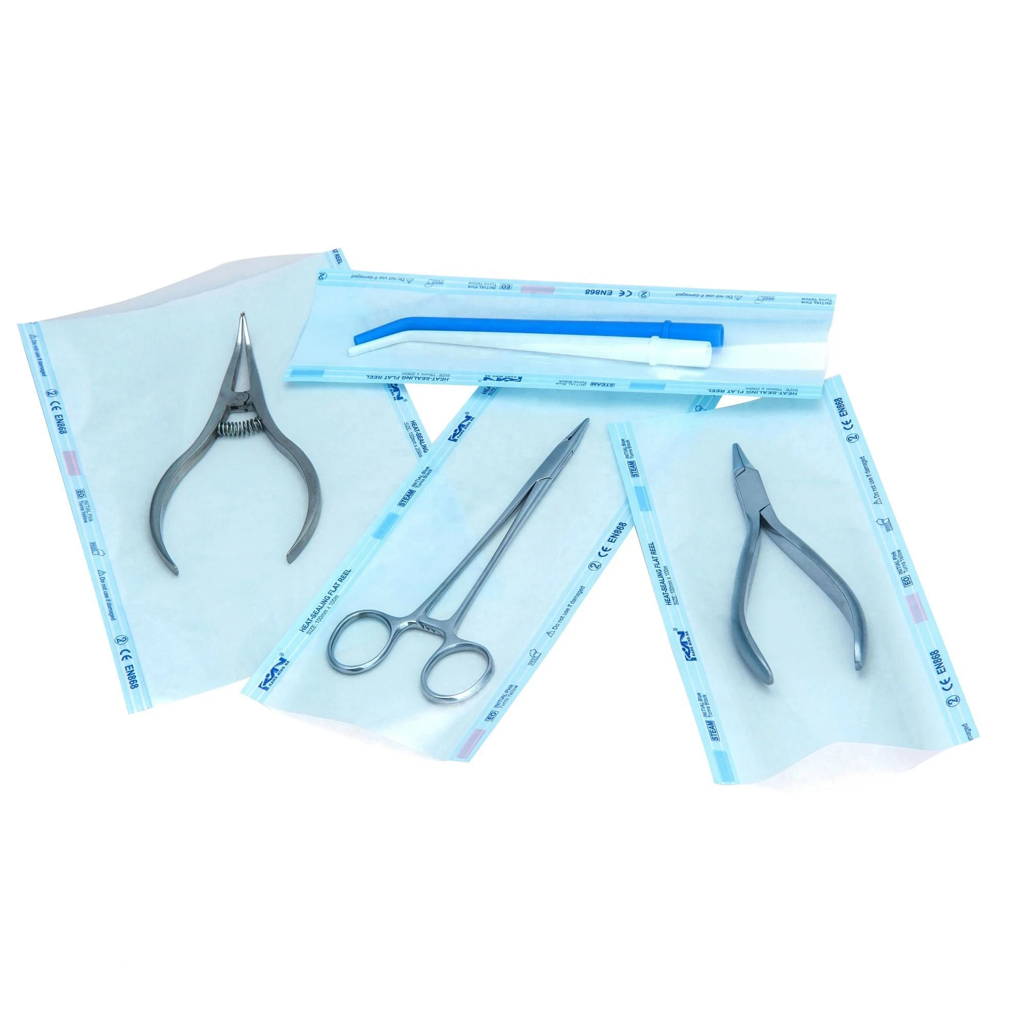Wholesale eco friendly medical autoclave flat pouch sterilization reels