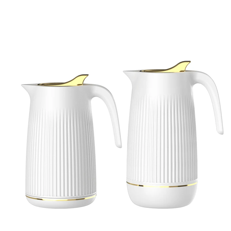 LARGE CAPACITY PP OUTER GLASS INNER VACUUM JUG COFFEE POT WITH SCREW LID