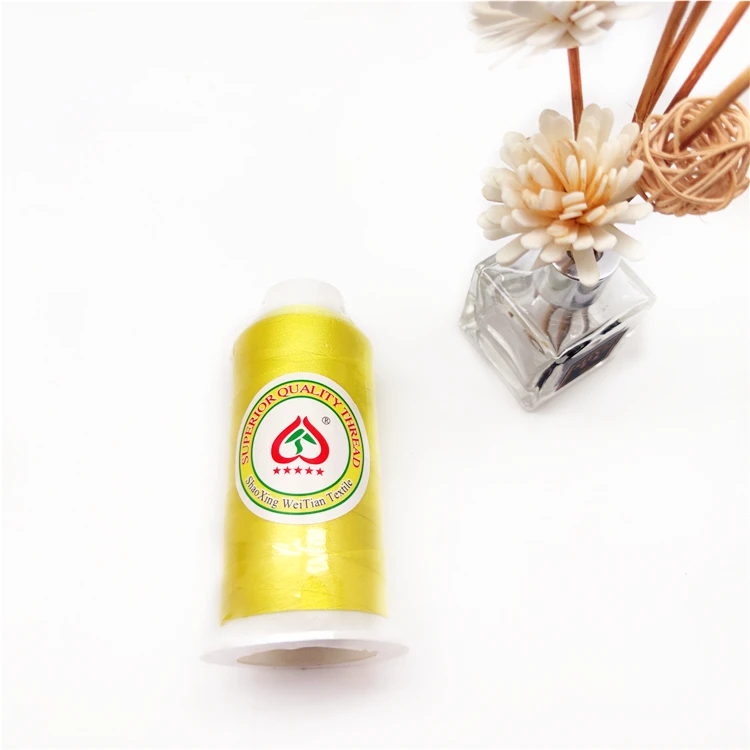 WEITIAN Brand manufacturer custom computer embroidery 120d Colorful Cheap Embroidery Thread Price