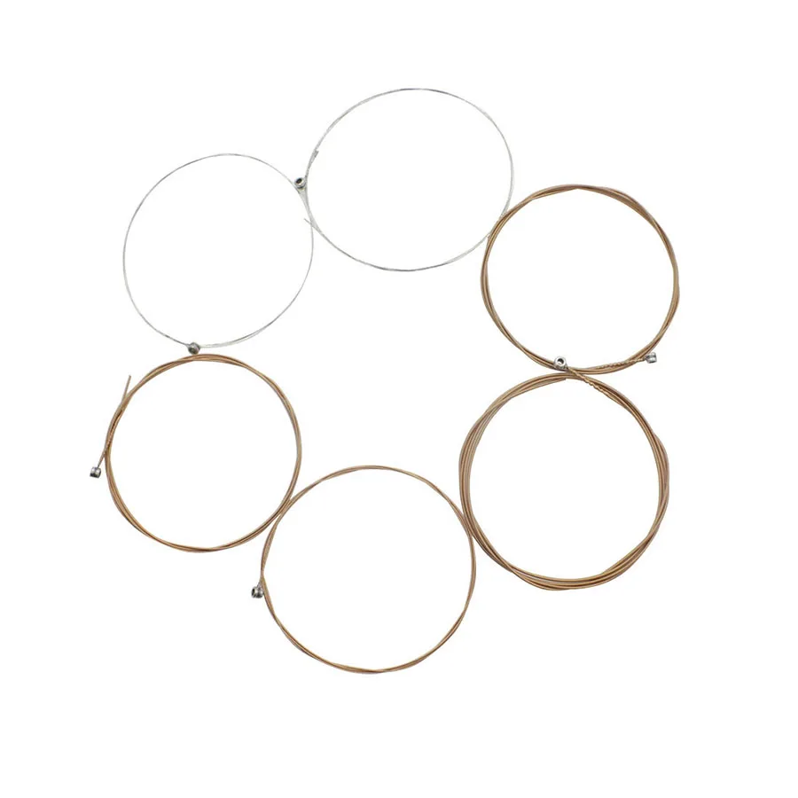 Wholesale factory Price IRIN  A113 Nickel Plated Steel  Acoustic Guitar Strings that 6-piece set