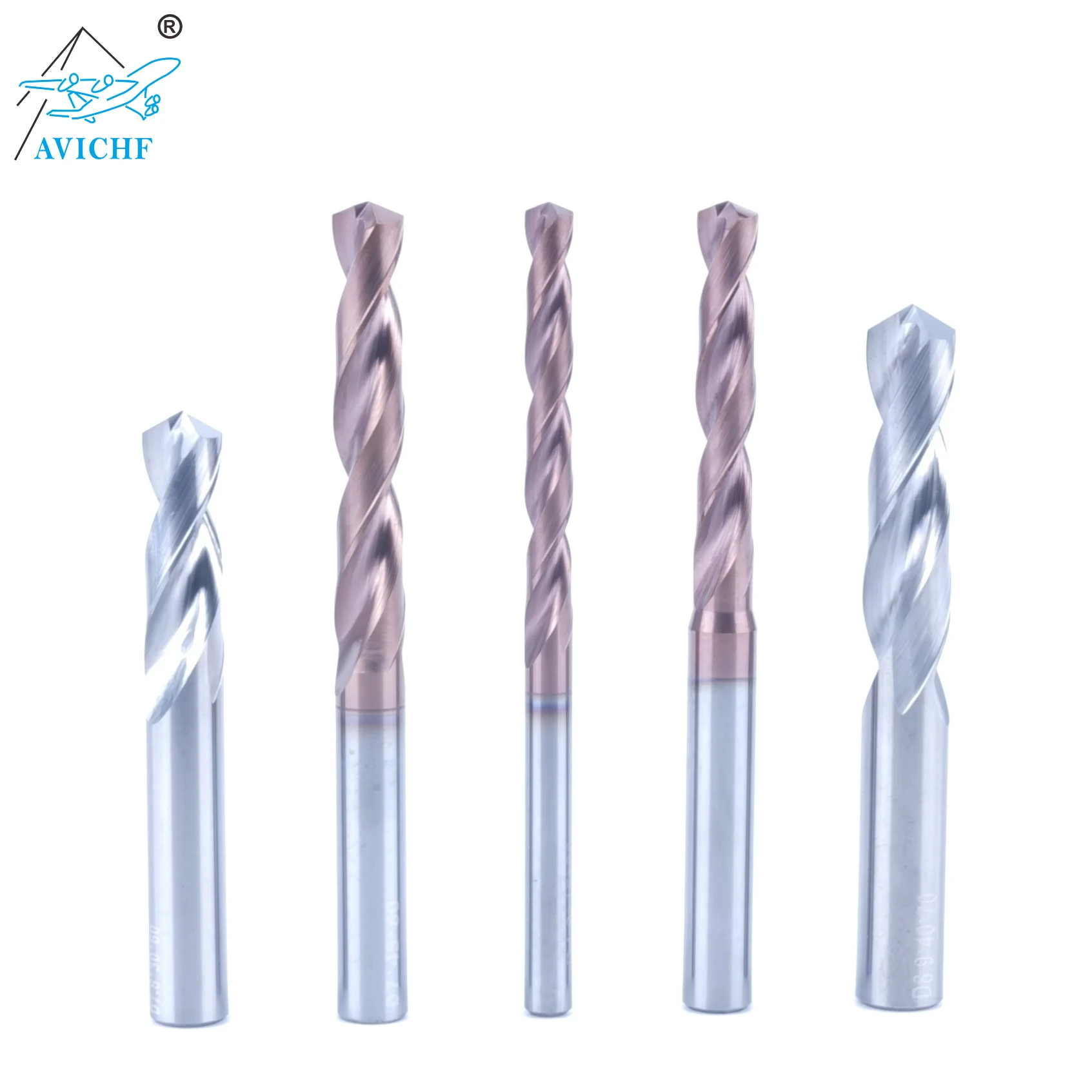 AVICHF Factory Wholesale High Hardness CNC Drilling Tool Precision Carbide Micro Drill Bit Carbide Drill