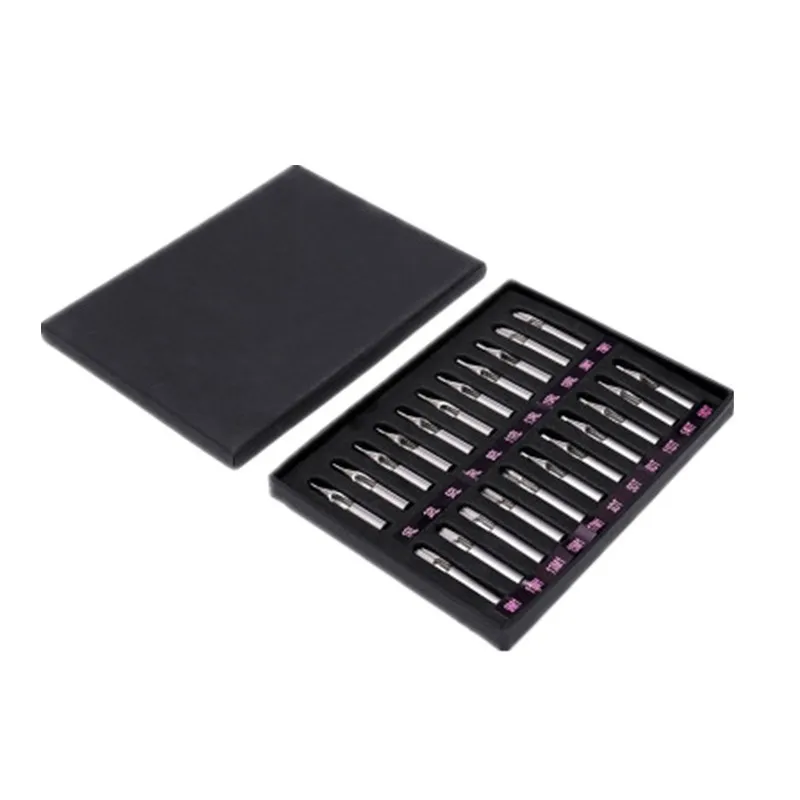 Берлинский набор из 22 предметов, наконечники из нержавеющей стали для татуировки