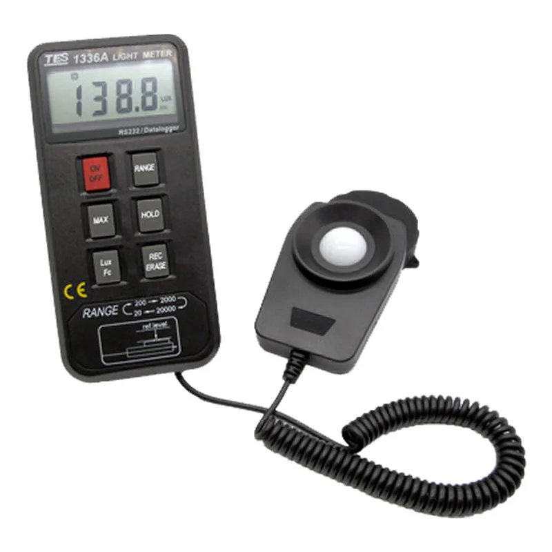 Super September nice price Light Meter Illuminometer 200000 Lux Measure Range Lux/fc Unit Digital Lux Meter
