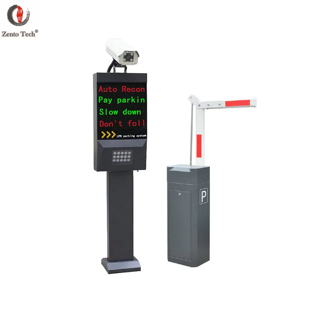 ZENTO Security LPR/ALPR License plate recognition parking system with HD camera