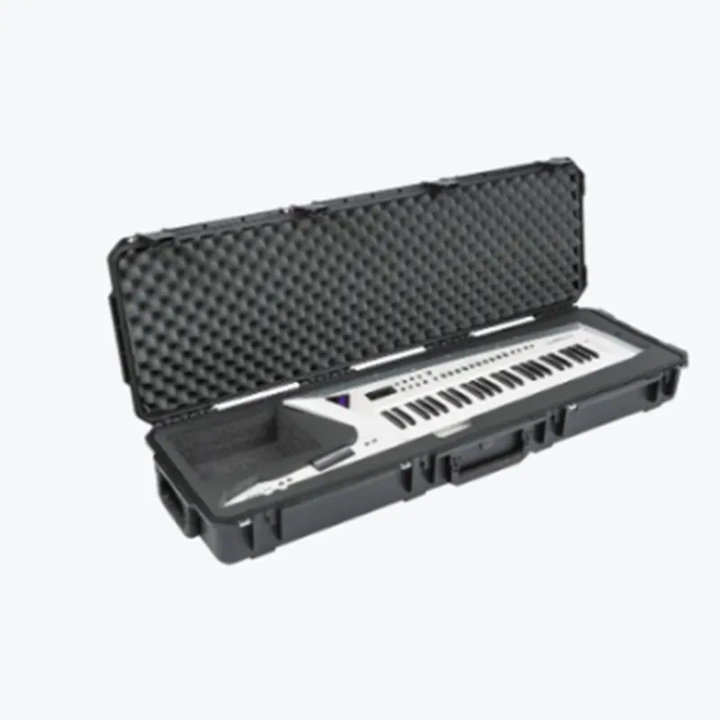 Hard Plastic Equipment Case Waterproof ABS Material Flight guitar Carrying Cases