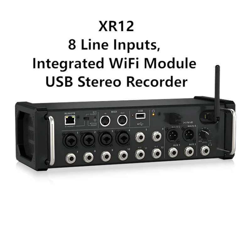 Высокое качество XR12 для Конференции дома Usb подключение стерео запись Мини цифровой Dj караоке микшер