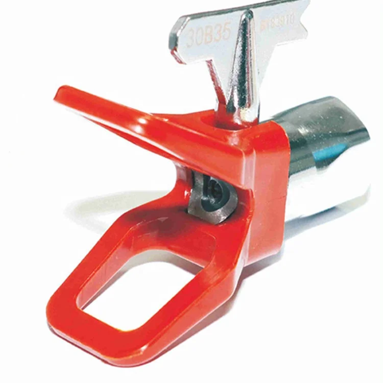 Pneumatic Cylindrical rotary nozzle Alloy spray tip with guard