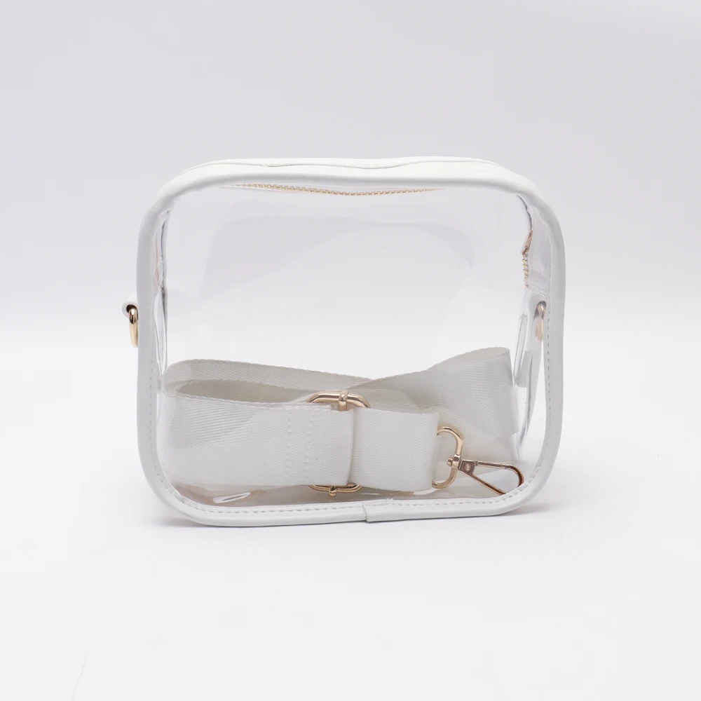 Летняя прозрачная сумка-желе через плечо, пляжная сумка через плечо, женская прозрачная мини-сумка из ПВХ