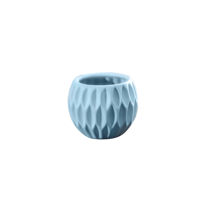
High quality hollow ceramic vase hemispherical ceramic flower pot 
