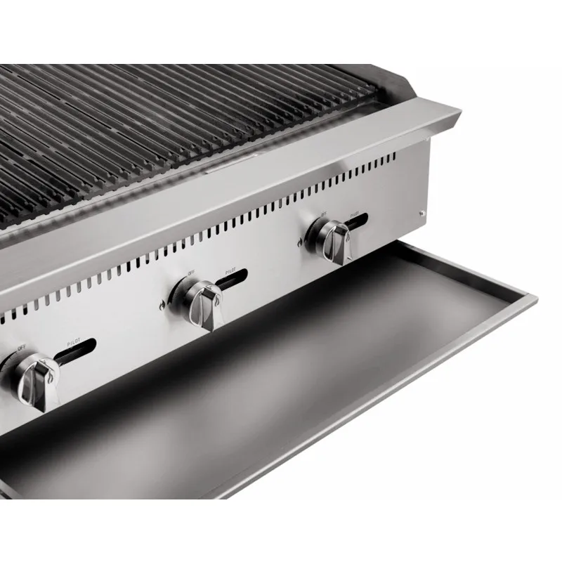 Commercial Stainless Steel American Style Gas Charbroiler Grill Barbecue Commercial Charbroil Barbecue Grill Outdoor Charbroiler
