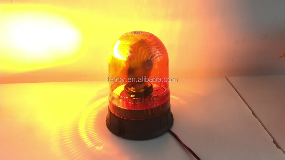 Police Halogen Rotating Warning Light Beacon,Emergency Safety Warning Revolving Lamp for Truck,KF-WB-902S-1X