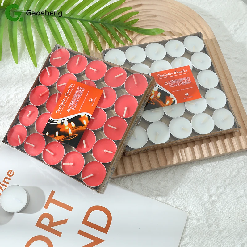 6g 10g 12g 14g 23g Quick Delivery Best Price 50pk 100pk Tray Pack Tealight Candle For Home Party Meditation Festival Use