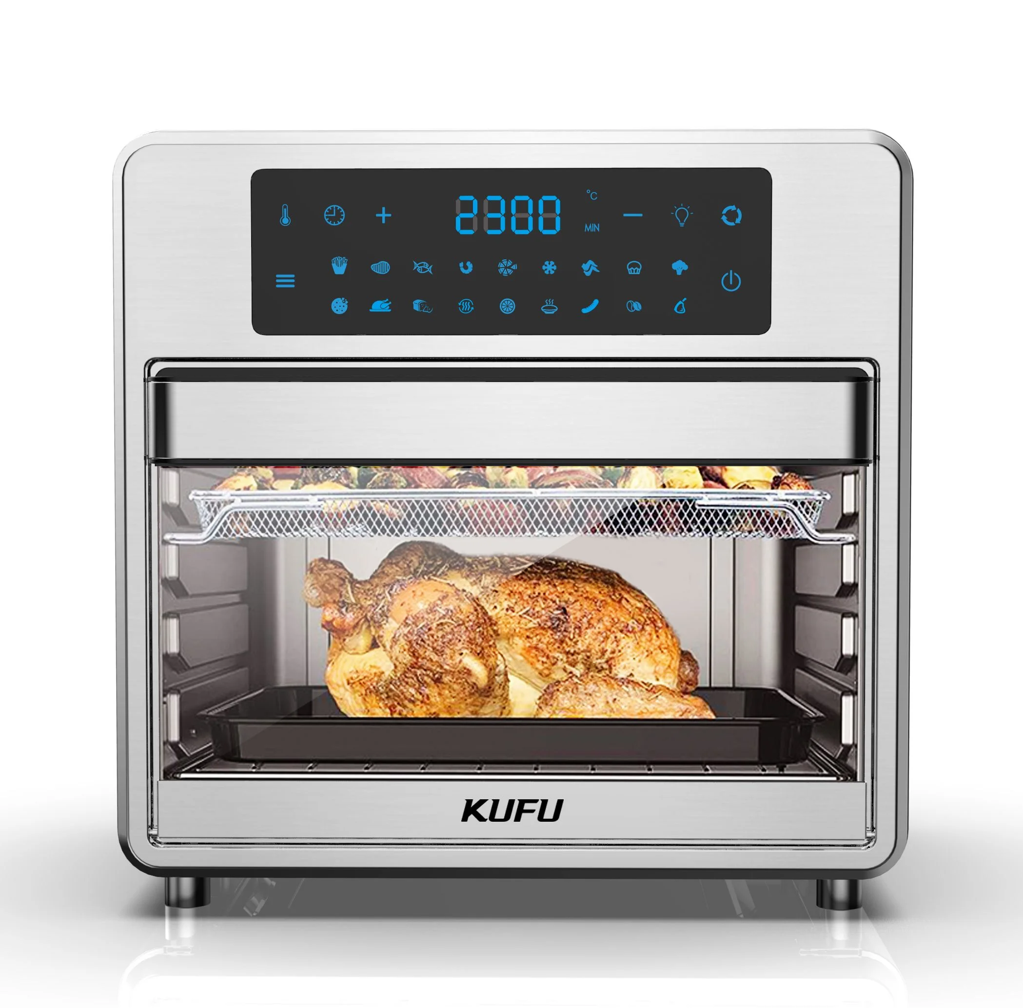 Best Home Choice Stainless Steel Touch Screen Gas Oven Low Fat Air Fryer Oven Without Oil