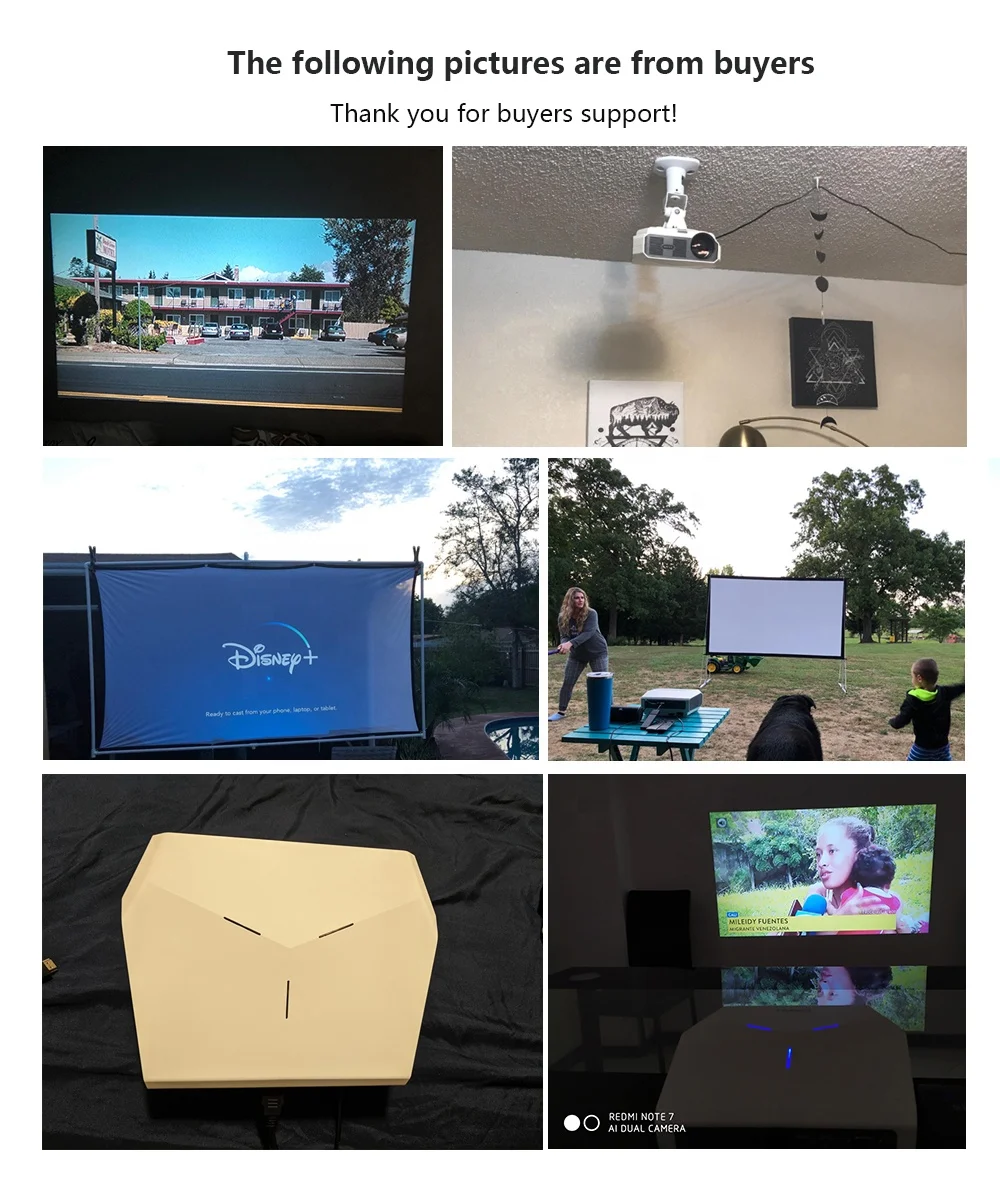 2023 New product projector android 9.0 smart projector mirror wireless Full HD 1080P Home Theater Cinema Projectors