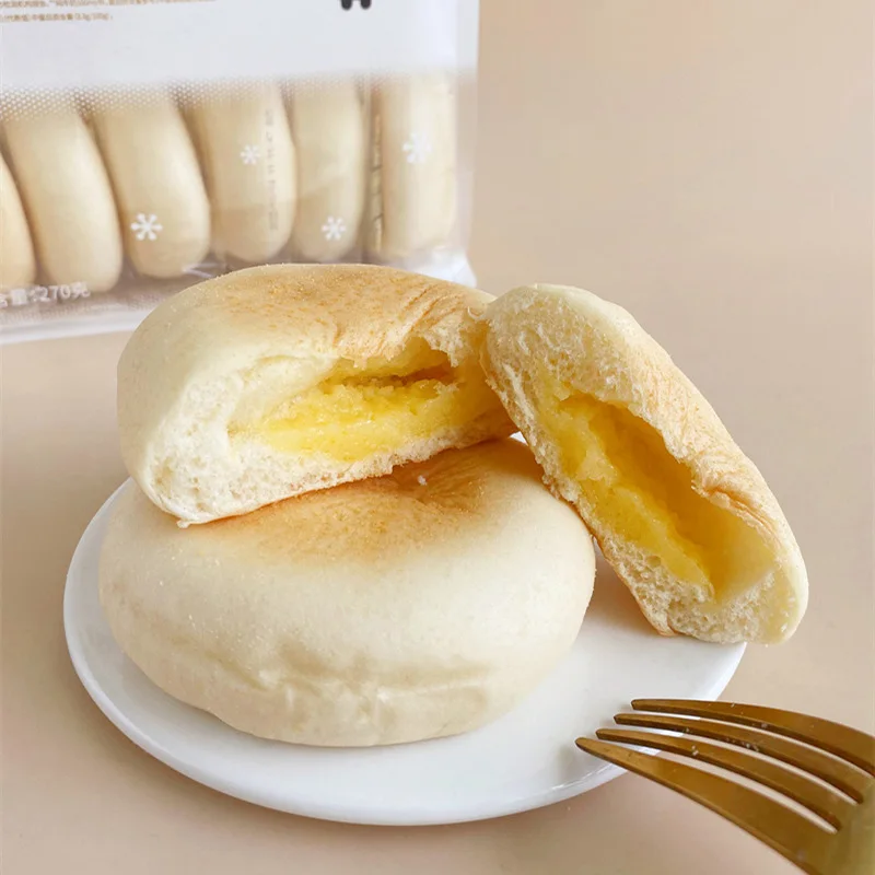 270g bag short term guarantee, breakfast replacement cream red bean filling milk egg bread