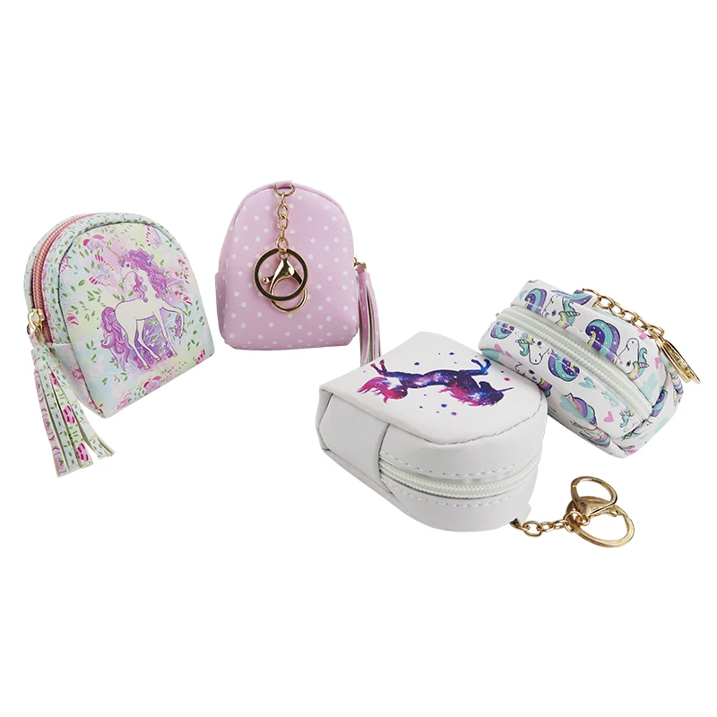 Backpack Shape Cash Keep Organizer Lovely Cartoon Coins Purse Mini Bag