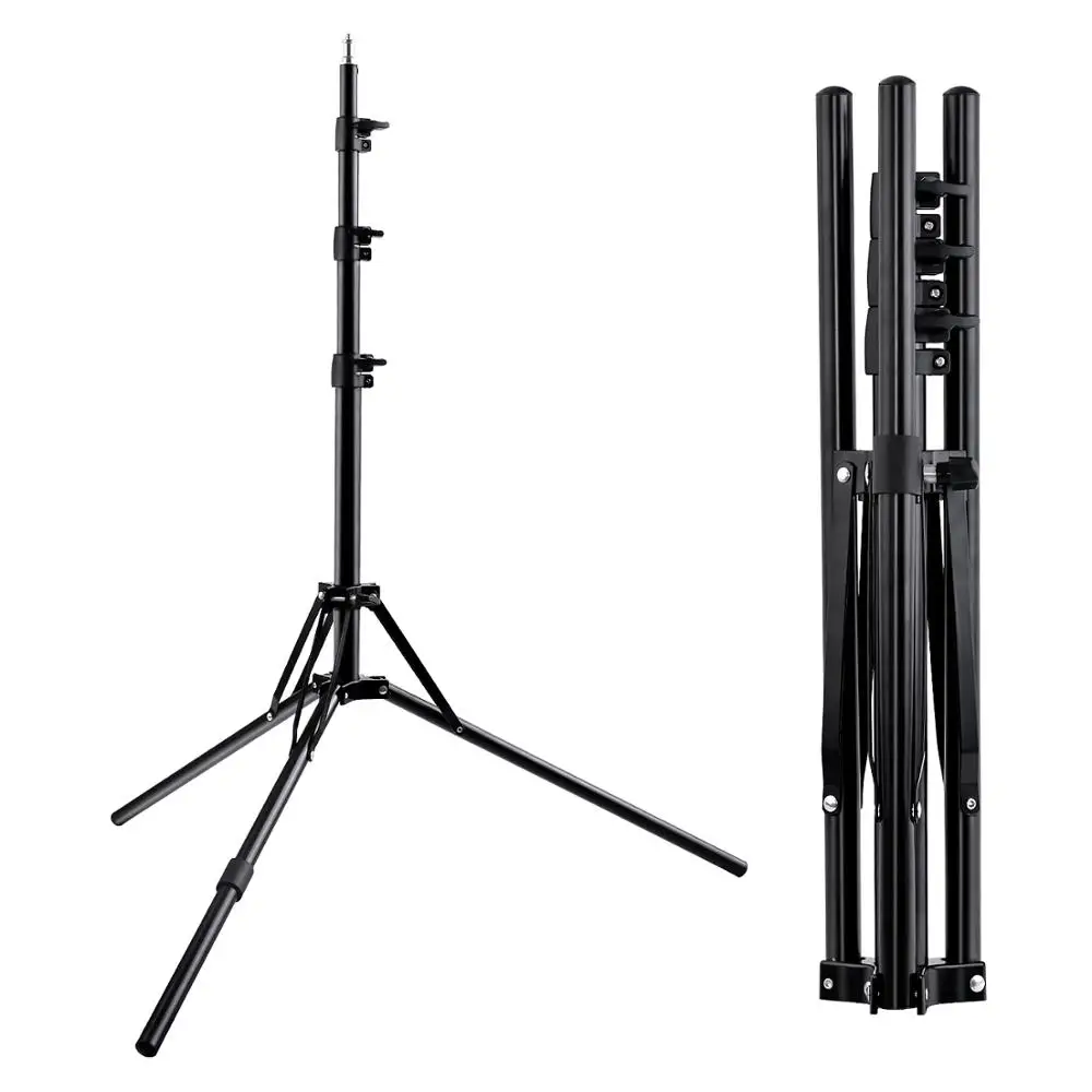 
FOSOTO Tripod Light Stand &1/4 Screw portable Head Softbox For Photo Studio Photographic Flash Umbrellas Reflector ring light 