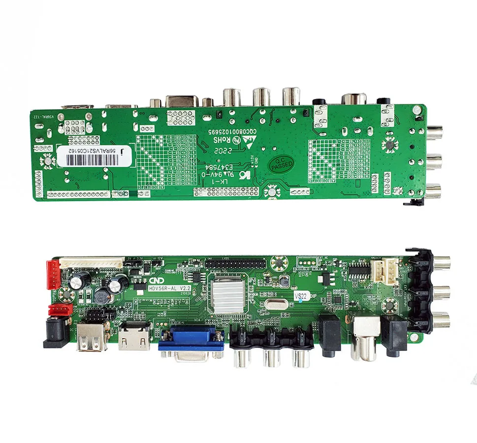 Universal firmware  V56 HDV56R-AS AL CND Jumper selecting resolution TV Card motherboard mainboard board