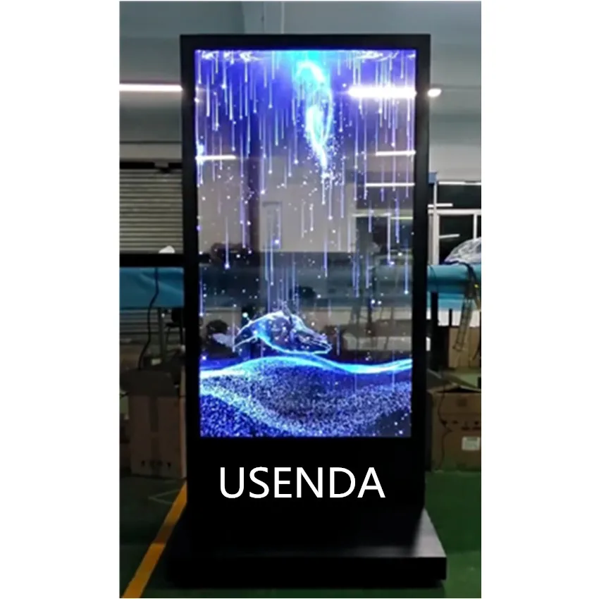 77 Inch Ultra Thin see Through Screen OLED Display Transparent Touchscreens