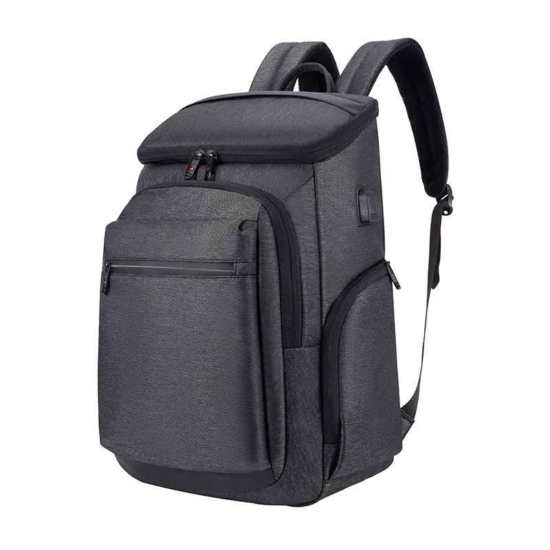 Custom Lightweight mochilas computer Waterproof 17 inch men office travel laptop college bag backpack with USB