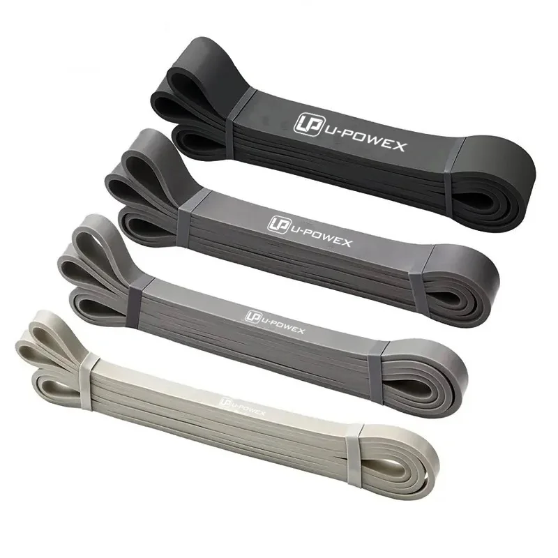 Custom Logo 208 Cm Fitness Circle Bandas De Resistencia Exercise Stretch Resistance Bands Set Pull Up Assist Band For Workout