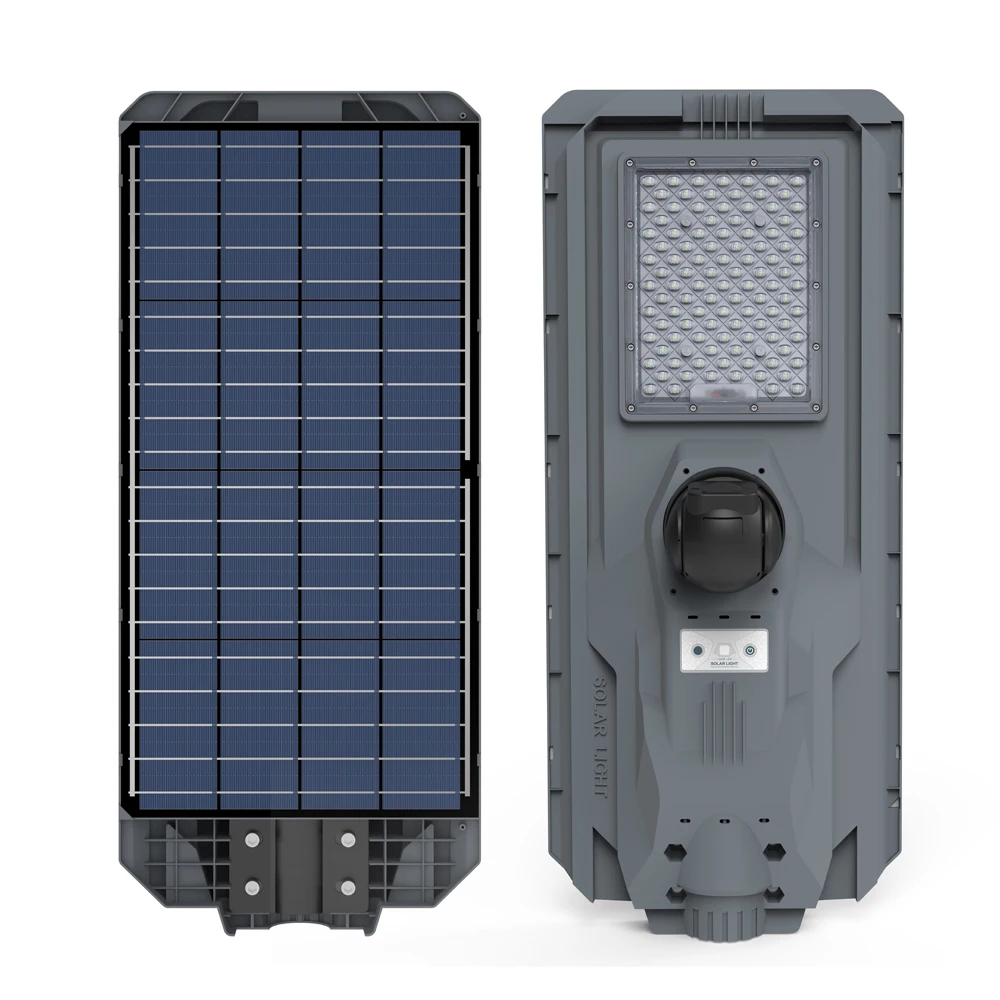 Solar CCTV Street Light MJ-SSTH800C 4G SIM Card WIFI Optional Integrated Solar Street Light With CCTV Camera