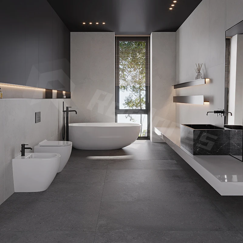 Realgres Rustic Tiles And Toilet And Shower Porcelain Luxury Floor Waterproof Wall Tile