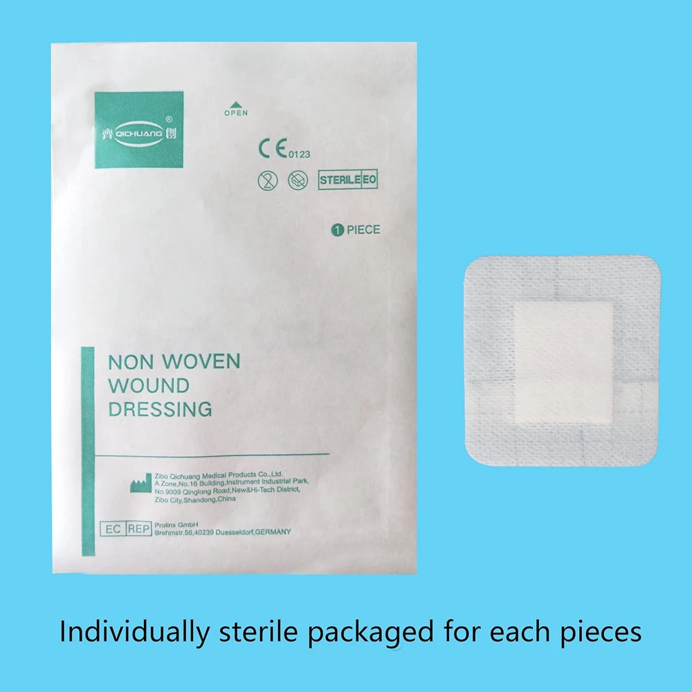 9*15cm Adhesive Wound Dressing Plasters Sterile Medical Consumables Surgical Adhesive Non Woven Island Dressing