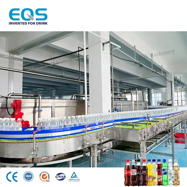 Germany Quality 36000BPH Combi-block Blowing Filling Capping Complete Carbonated Drink Bottling Line