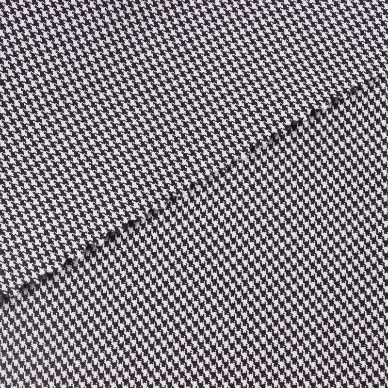 
cation and polyester Houndstooth spandex waterproof elastic fabric for jacket 