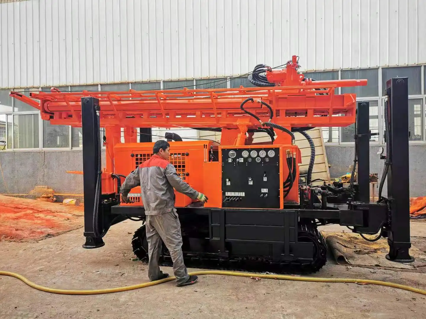 600m Diesel Engine Borehole Water Well Drill/Drilling Rig Machine