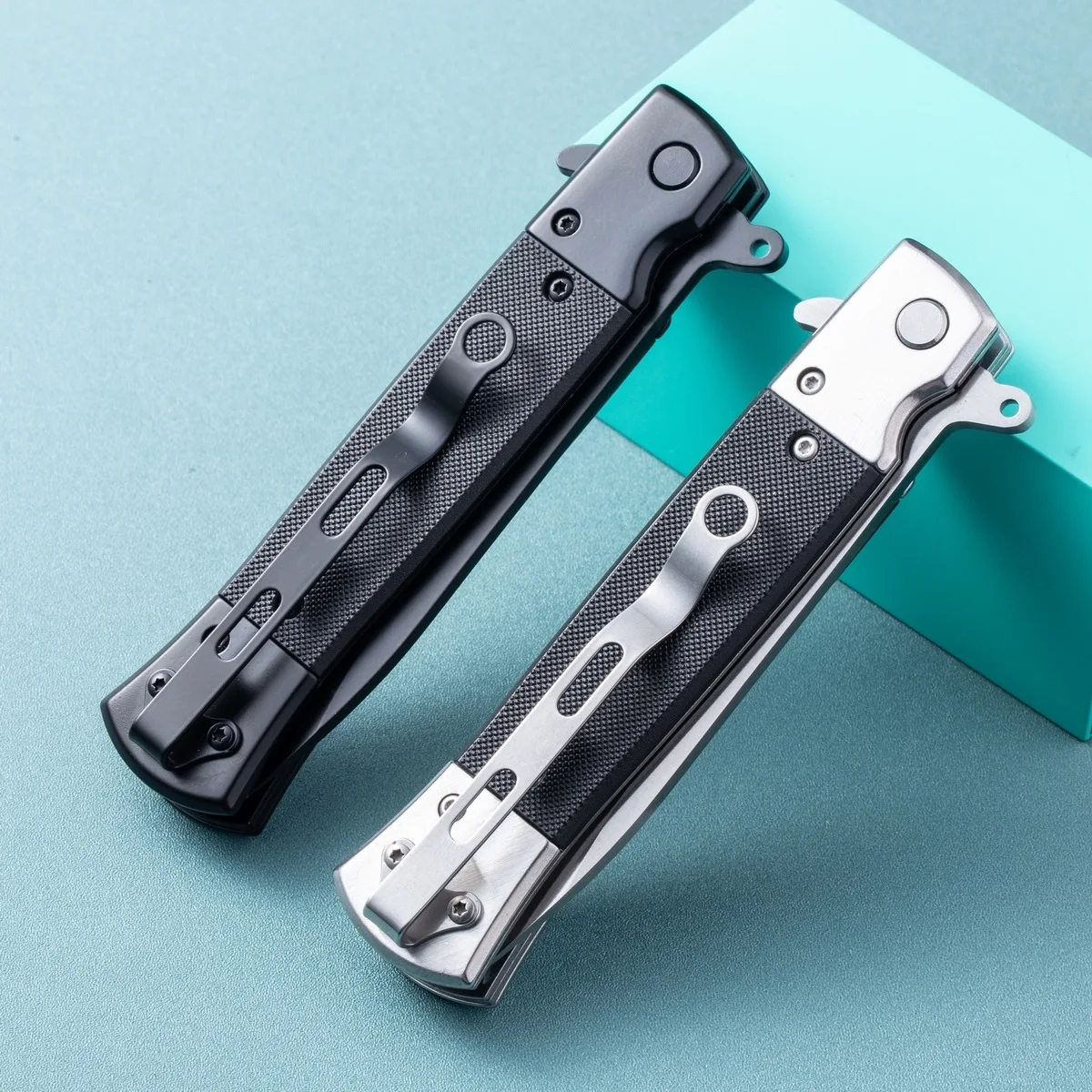 Very Popular hot selling portable tactical folding knife self-defense pocket knife 440c steel with clip Ready to ship Wholesale