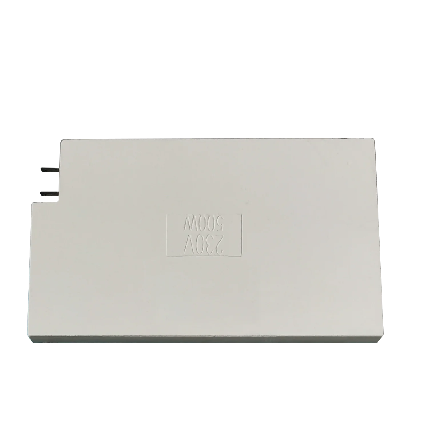 Inertia thermal Magnesia ceramic block 500 W M1525 thickness 20 mm 6.3 mm terminals built in Iron chromium aluminum heating wire