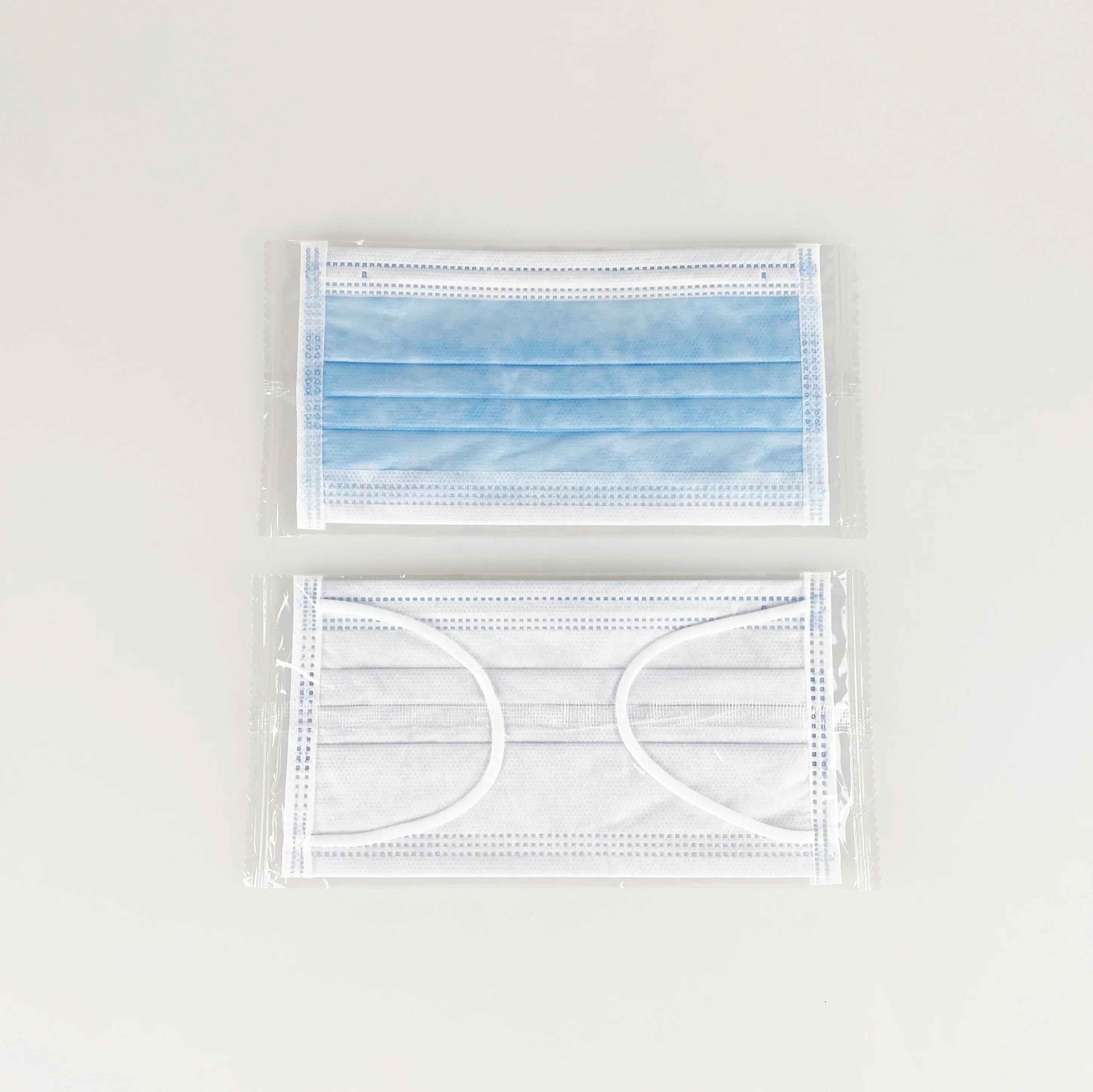 Blue Earloop Pleated 3 Ply Medical Procedure Disposable Surgical Face Mask