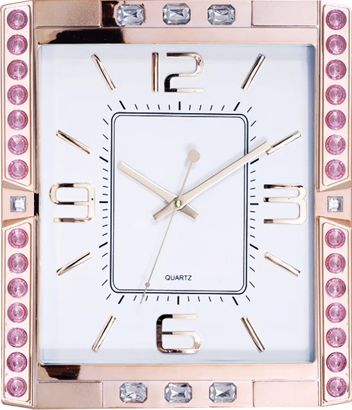 Wholesale beautiful digital square wall clocks, battery powered plastic silent quartz clocks for living rooms and bedrooms