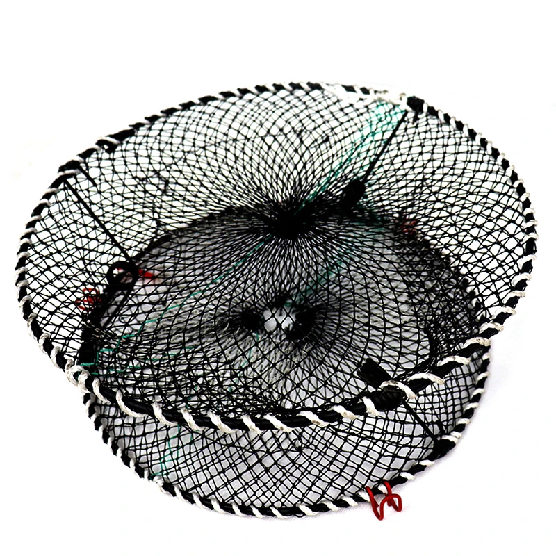Hot Selling 30*60cm HDPE Spring Lantern Fishing Trap Cast Nets China Fishing Cage Crabs Lobsters Shrimps