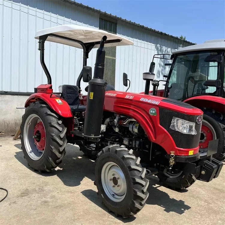 Chinese 4WD 90hp Wheel Farm tractors ploughingtartor traktor 4WD tractor price for sale