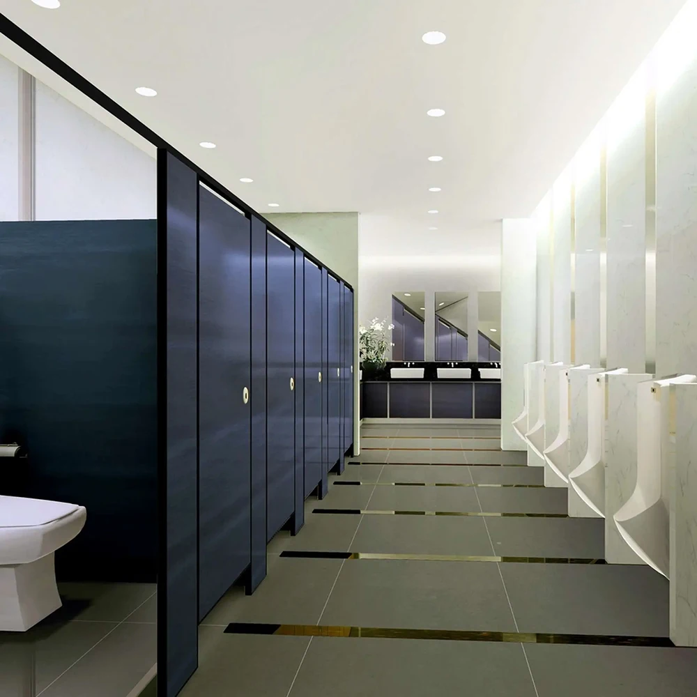 Good Price Commercial Toilet Stalls Plastic Laminate Toilet Cubicle Partitions Phenolic Resin Toilet Compartments For Office
