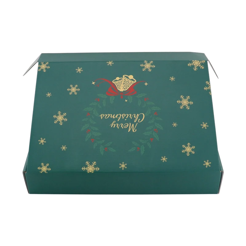 Personalised Corrugated Letter Delivery Foldable Postage Mailer hardboard Shipping Box for Christmas gift packaging
