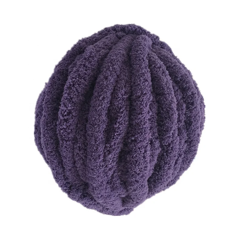 
Wholesale Chenille Thick Chunky Yarn 28 Yards 6 Bulky For Arm Knitting Blankets Scarves Cat Bed Great Substitute for Wool 