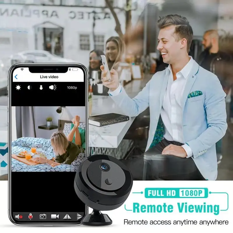 
Free sample Wireless Cctv Surveillance Wifi 4K 1080P Hd Telecamera Nascosta Espion Ip a9 Mini Security & Hidden Camera 