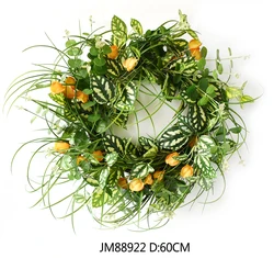 2022 Hot Selling Wholesale Silk Artificial Flower Home Wedding Decoration Big Eucalyptus Garland