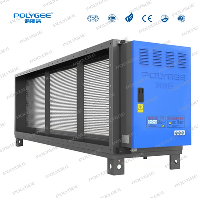 ESP Electrostatic fume purification restaurant electrostatic precipitator smoke filter