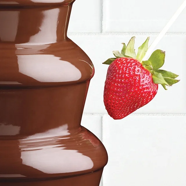 Mini Chocolate Fountain for Convenient Home or Office Use