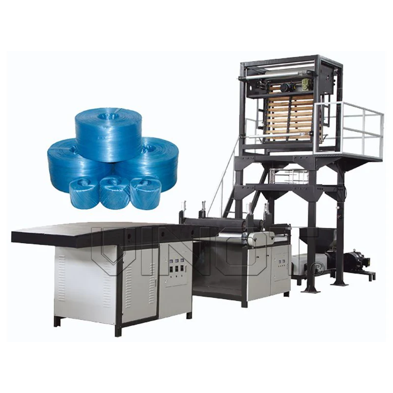 New 100% PET Flakes Split Film Flat Yarn Plastic Rope Making Machine on Sale