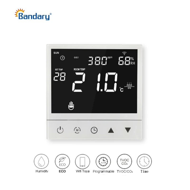 Tuya WiFi NTC Smart Thermostat Electric Floor Heating Water/Gas Boiler Temperature Remote Controller for Google Home Alexa
